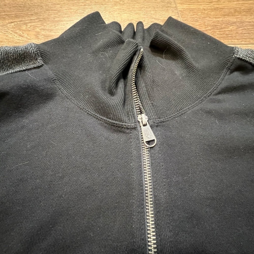 FP Movement By Free People High Jump Full-Zip Sweatshirt, Sz Large, Black/Gray - Picture 5 of 16